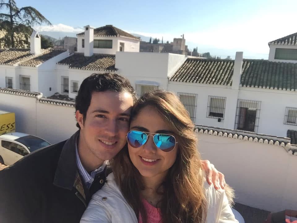 Xiu y Eduardo en Granada